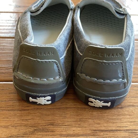 Cole haan pinch weekender LX penny loafer sneakers gray suede size 6 - Picture 7 of 8